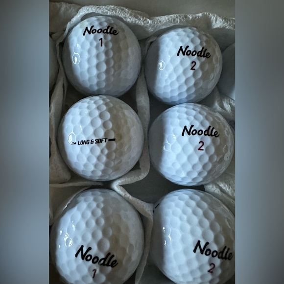 Noodle long & soft golf balls, 1 dozen - Picture 4 of 4
